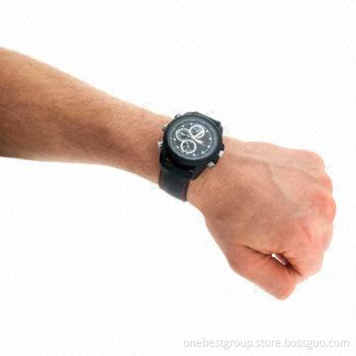 Multifunction Waterproof Camera Watch, Supports maximum 32GB Built-in Memory Card